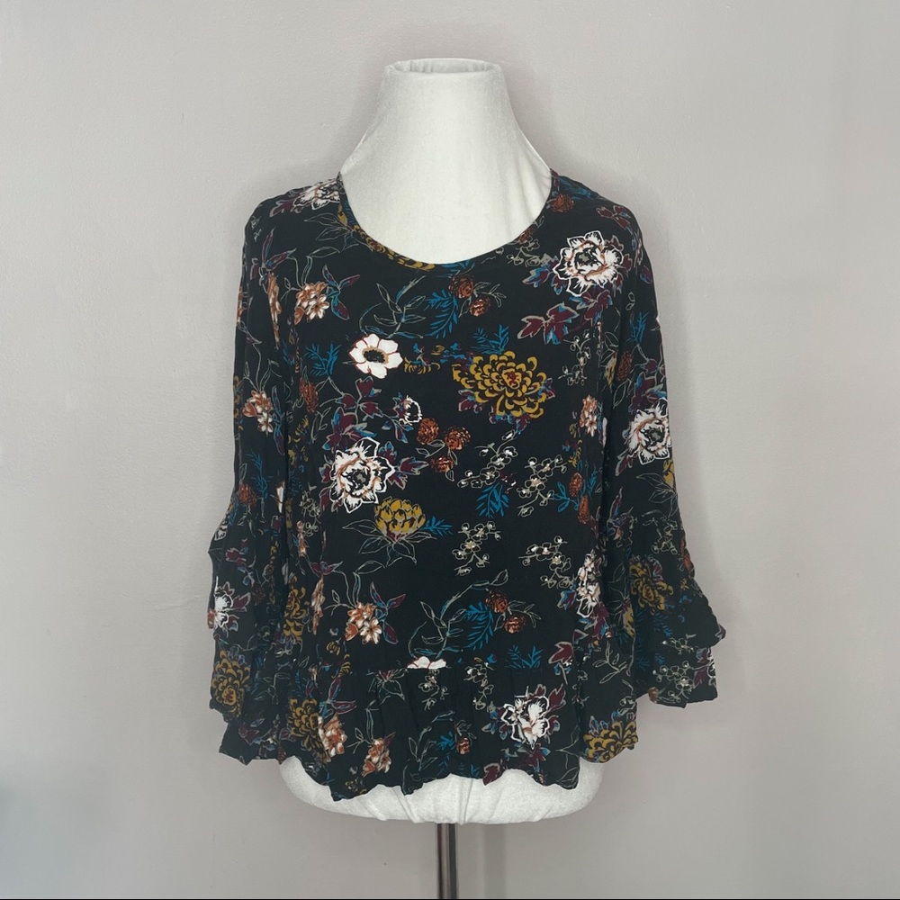 Boho Floral Blouse